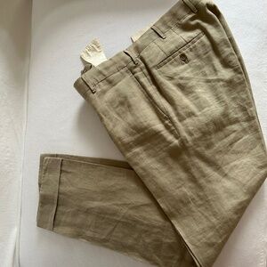 IT50/US34 pure Italian linen sand trousers by ROTA